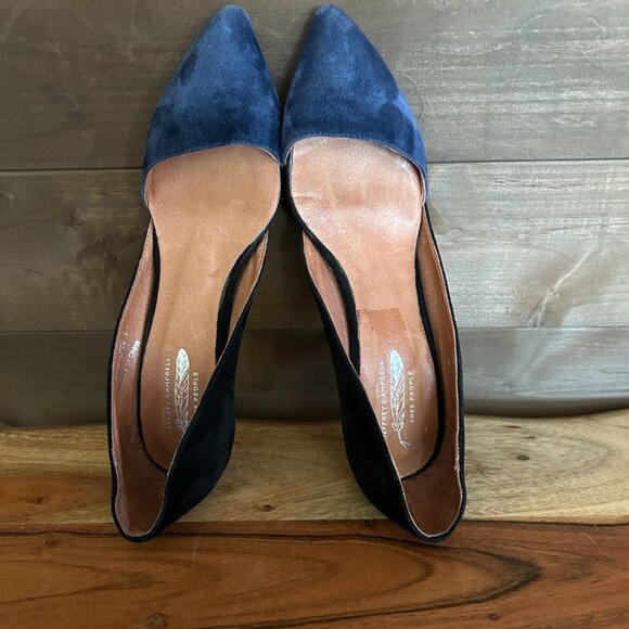 JEFFREY CAMPBELL X FREE PEOPLE Meridian Suede Pumps Heels Sz 6 - Picture 5 of 7